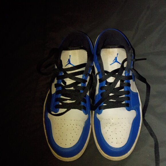 JORDAN RETRO OG AIR 1 ONES GAME ROYAL VARSITY BLUE SIZE 8 1/2  - 553558-124 - Picture 3 of 8